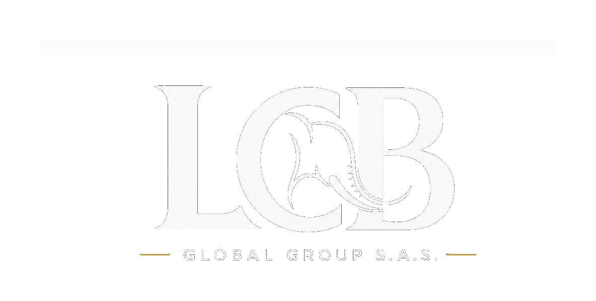 LCB Global Group logo blanco